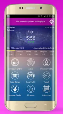 Azan prayer time belgium 2019 android App screenshot 2